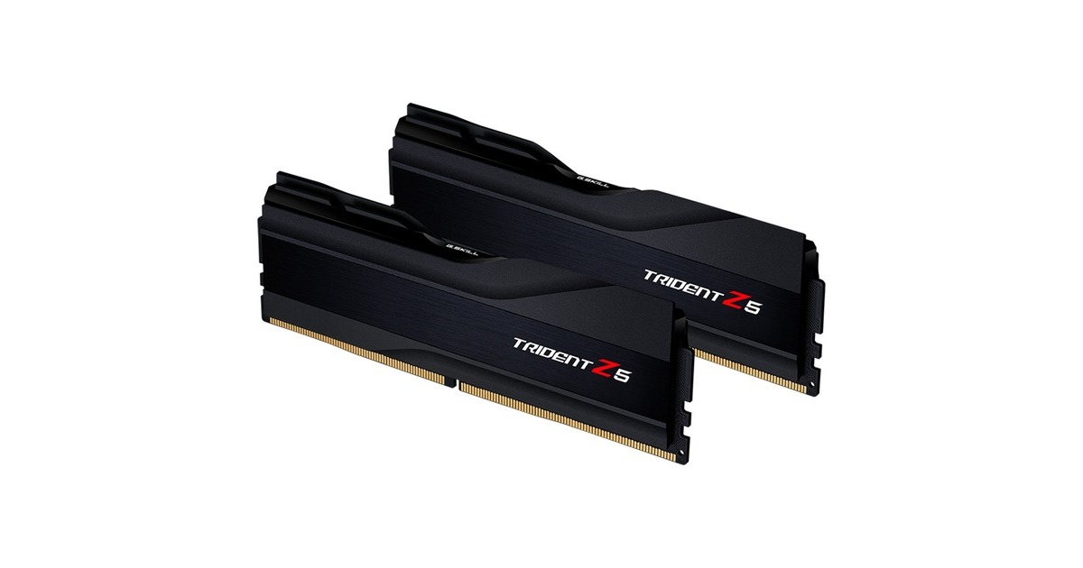 G.Skill DIMM 32 GB DDR5-5600 (2x 16 GB) Dual-Kit, Arbeitsspeicher(schwarz, F5-5600J4040C16GX2-TZ5K, Trident Z5, INTEL XMP)