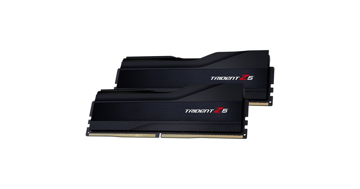 G.Skill DIMM 32 GB DDR5-5600 (2x 16 GB) Dual-Kit, Arbeitsspeicher(schwarz, F5-5600J4040C16GX2-TZ5K, Trident Z5, INTEL XMP)