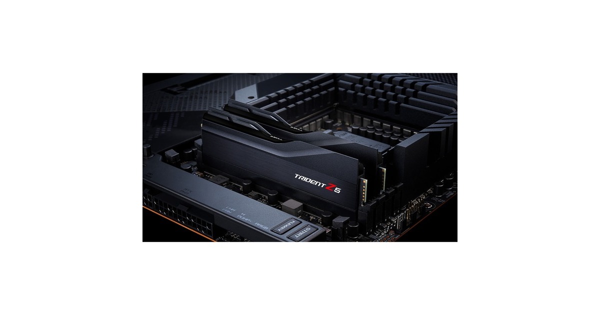 G.Skill DIMM 32 GB DDR5-6000 (2x 16 GB) Dual-Kit, Arbeitsspeicher(schwarz, F5-6000J3636F16GX2-TZ5K, Trident Z5, INTEL XMP)
