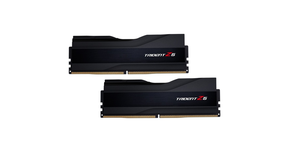 G.Skill DIMM 32 GB DDR5-6000 (2x 16 GB) Dual-Kit, Arbeitsspeicher(schwarz, F5-6000J3040F16GX2-TZ5K, Trident Z5, INTEL XMP)