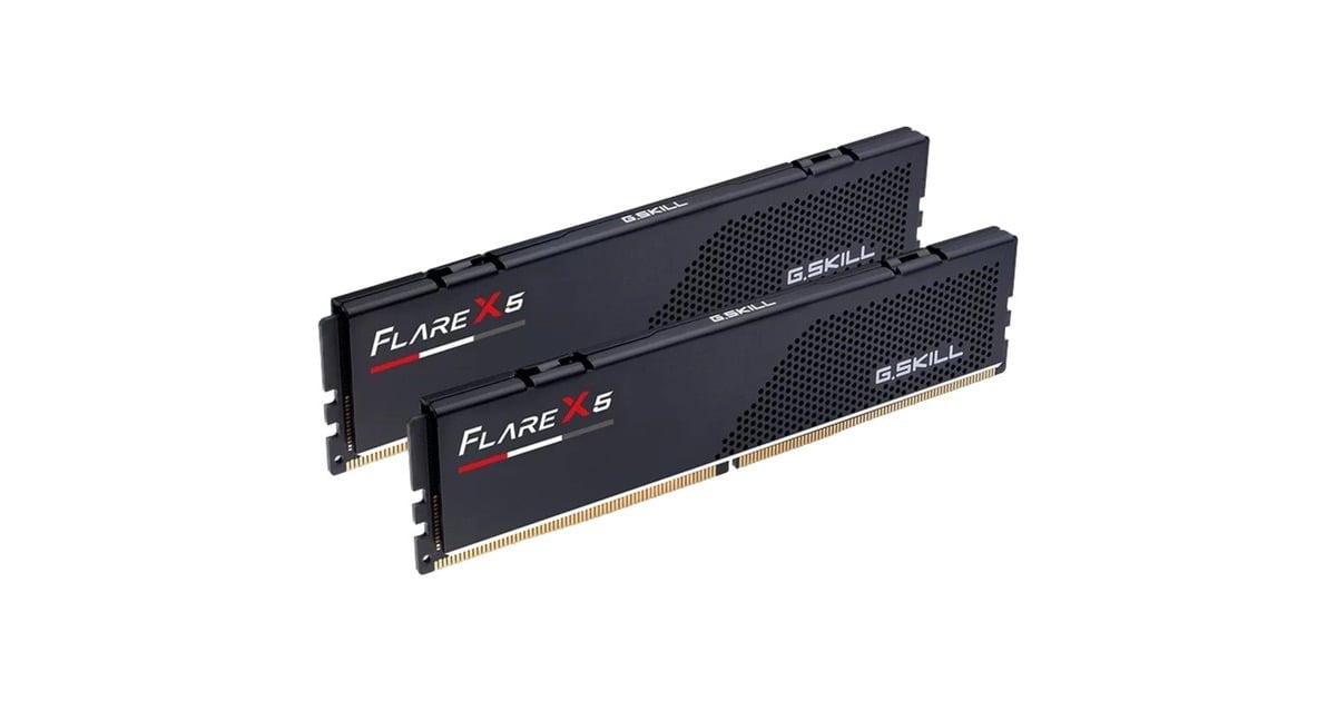 G.Skill DIMM 32 GB DDR5-6000 (2x 16 GB) Dual-Kit, Arbeitsspeicher(F5-6000J3238F16GX2-FX5, Flare X5, AMD EXPO, Outlet)