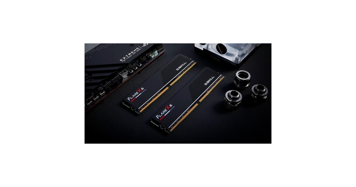 G.Skill DIMM 32 GB DDR5-6000 (2x 16 GB) Dual-Kit, Arbeitsspeicher(schwarz, F5-6000J3038F16GX2-FX5, Flare X5, AMD EXPO)