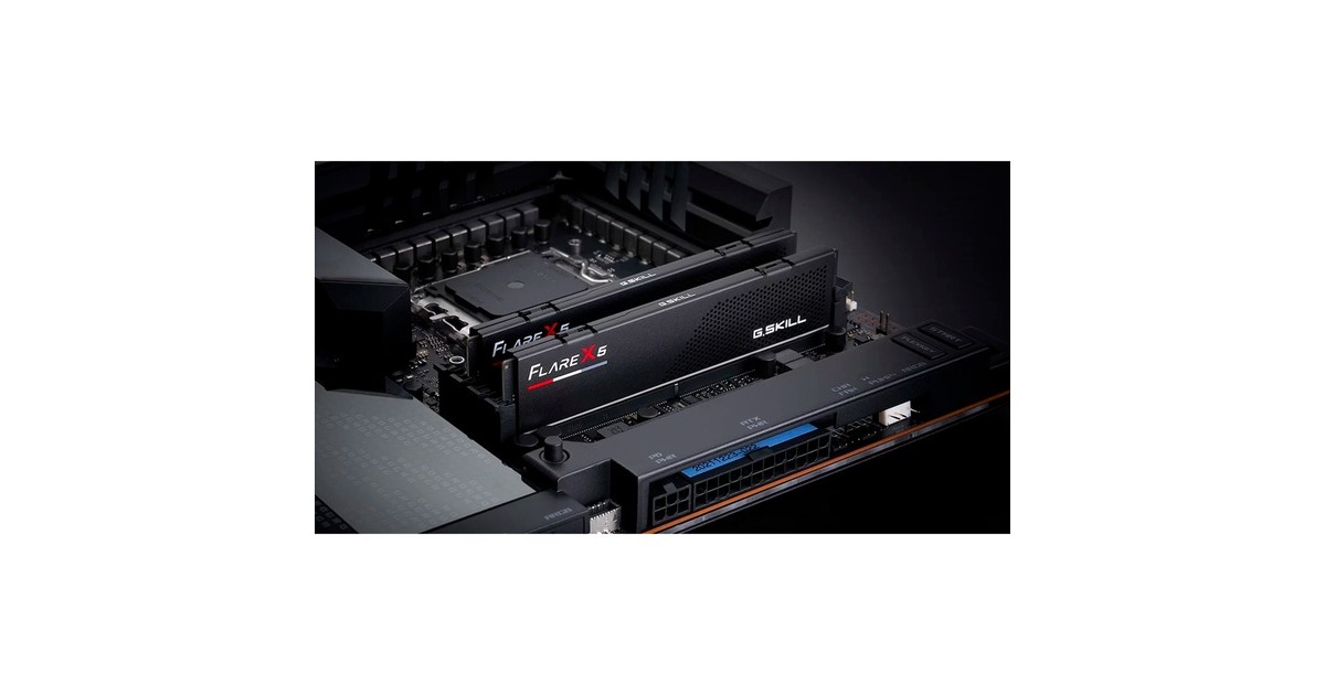 G.Skill DIMM 32 GB DDR5-6000 (2x 16 GB) Dual-Kit, Arbeitsspeicher(schwarz, F5-6000J3038F16GX2-FX5, Flare X5, AMD EXPO)