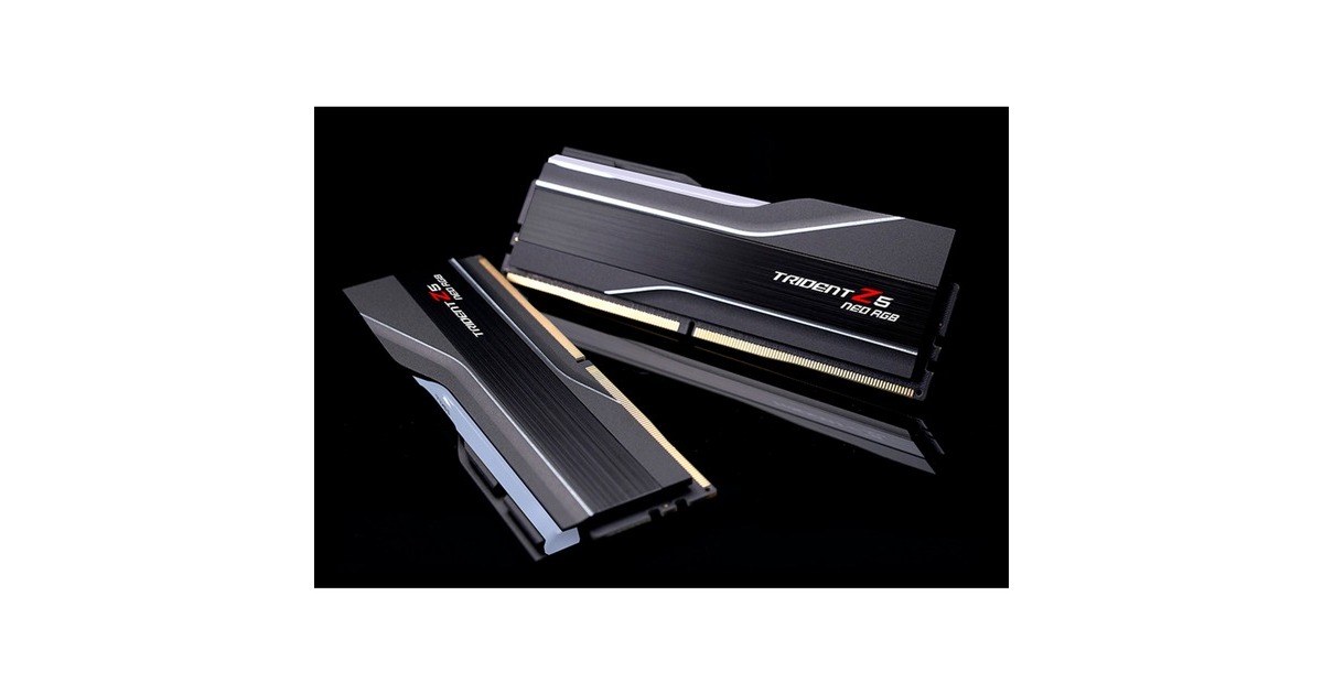 G.Skill DIMM 48 GB DDR5-5600 (2x 24 GB) Dual-Kit, Arbeitsspeicher(schwarz, F5-5600J4040D24GX2-TZ5NR, Trident Z5 NEO RGB, AMD EXPO)