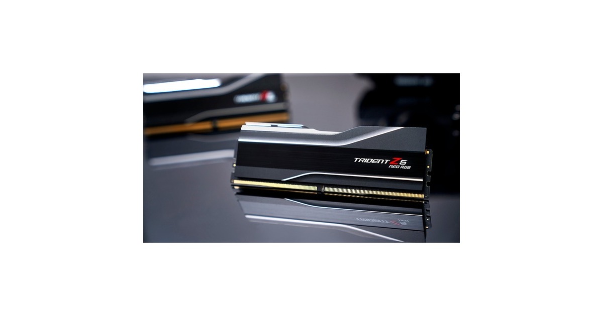 G.Skill DIMM 48 GB DDR5-5600 (2x 24 GB) Dual-Kit, Arbeitsspeicher(schwarz, F5-5600J4040D24GX2-TZ5NR, Trident Z5 NEO RGB, AMD EXPO)