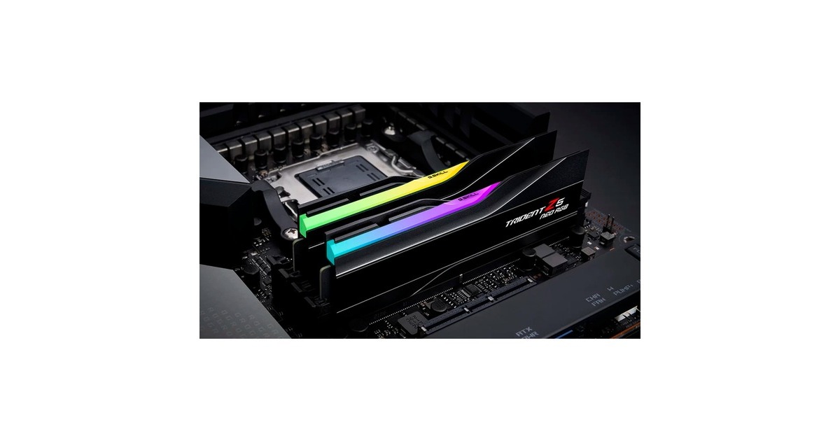 G.Skill DIMM 48 GB DDR5-6000 (2x 24 GB) Dual-Kit, Arbeitsspeicher(schwarz, F5-6000J4048F24GX2-TZ5NR, Trident Z5 NEO RGB, AMD EXPO)