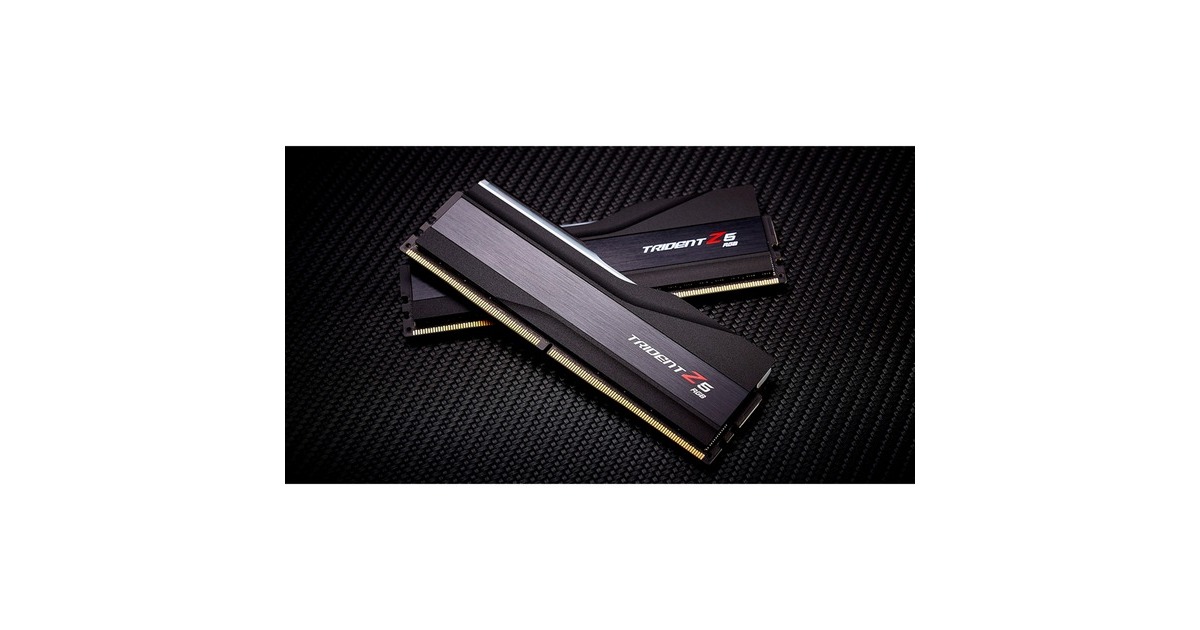 G.Skill DIMM 48 GB DDR5-7600 (2x 24 GB) Dual-Kit, Arbeitsspeicher(schwarz, F5-7600J3848F24GX2-TZ5RK, Trident Z5 RGB, INTEL XMP)