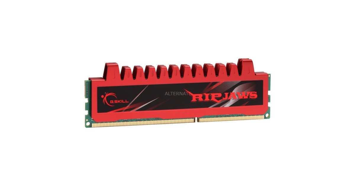 G.Skill DIMM 4 GB DDR3-1066, Arbeitsspeicher(F3-8500CL7S-4GBRL, Ripjaws, Retail)