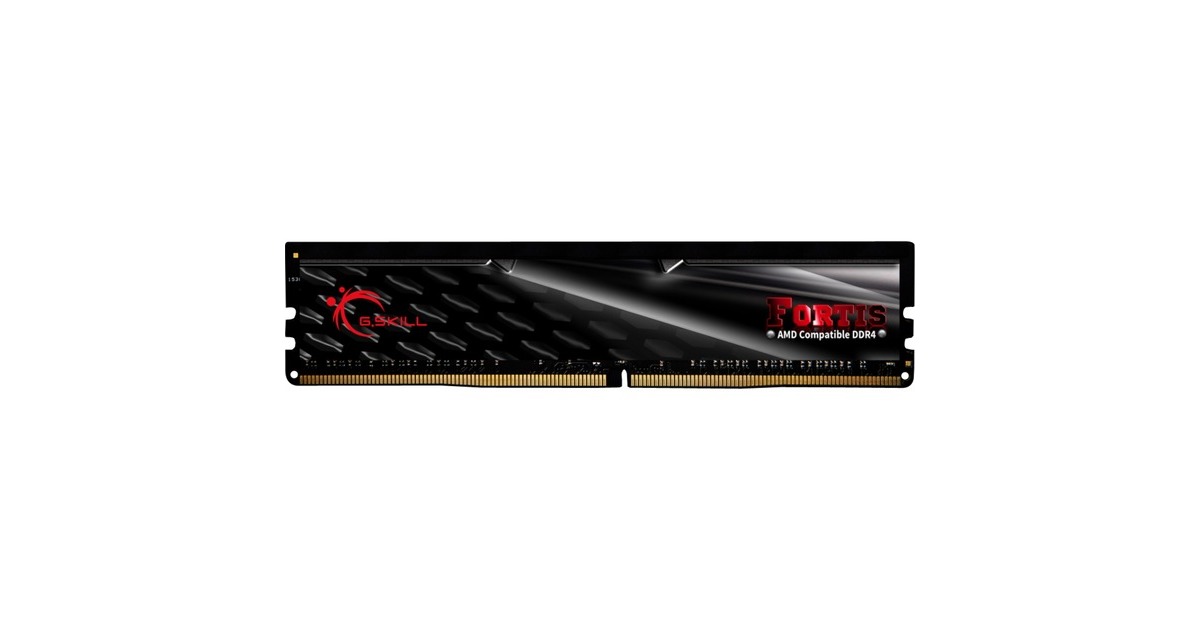 G.Skill DIMM 64 GB DDR4-2400 (4x 16 GB) Quad-Kit, Arbeitsspeicher(schwarz, F4-2400C15Q-64GFT, FORTIS, INTEL XMP)