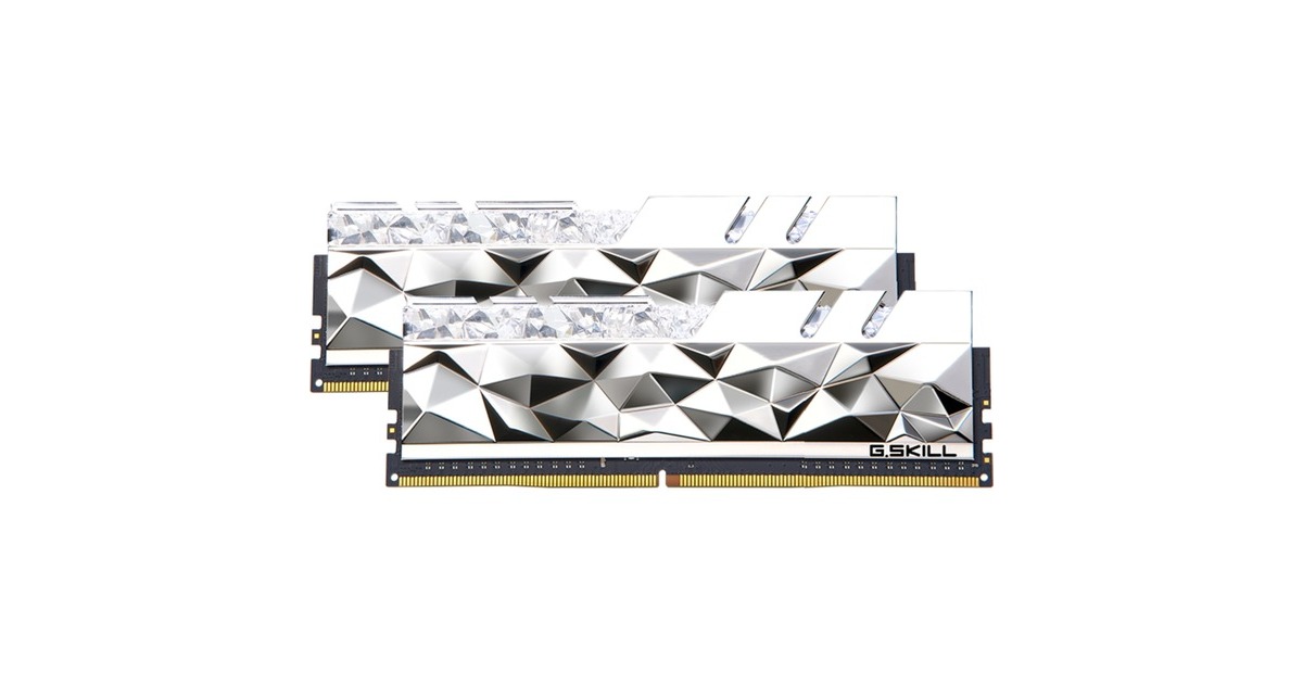 G.Skill DIMM 64 GB DDR4-4266 (2x 32 GB) Dual-Kit, Arbeitsspeicher(silber, F4-4266C19D-64GTES, Trident Z Royal Elite, INTEL XMP)