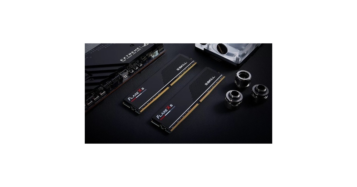 G.Skill DIMM 64 GB DDR5-5600 (2x 32 GB) Dual-Kit, Arbeitsspeicher(schwarz, F5-5600J3636D32GX2-FX5, Flare X5, AMD EXPO)