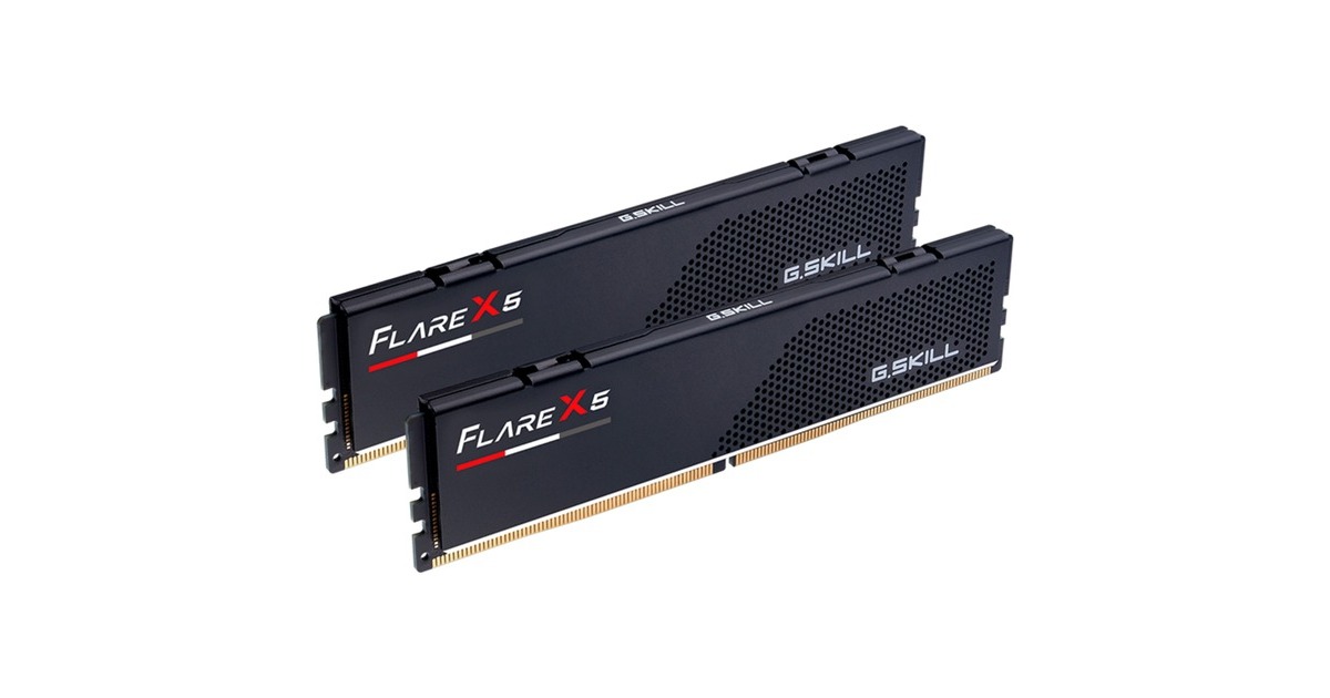G.Skill DIMM 64 GB DDR5-6000 (2x 32 GB) Dual-Kit, Arbeitsspeicher(schwarz, F5-6000J3040G32GX2-FX5, Flare X5, AMD EXPO)