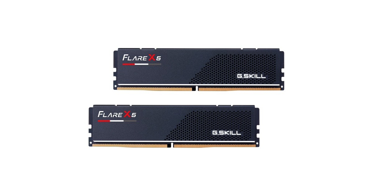 G.Skill DIMM 64 GB DDR5-6000 (2x 32 GB) Dual-Kit, Arbeitsspeicher(schwarz, F5-6000J3040G32GX2-FX5, Flare X5, AMD EXPO)