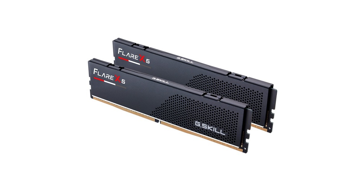 G.Skill DIMM 64 GB DDR5-6000 (2x 32 GB) Dual-Kit, Arbeitsspeicher(schwarz, F5-6000J3040G32GX2-FX5, Flare X5, AMD EXPO)