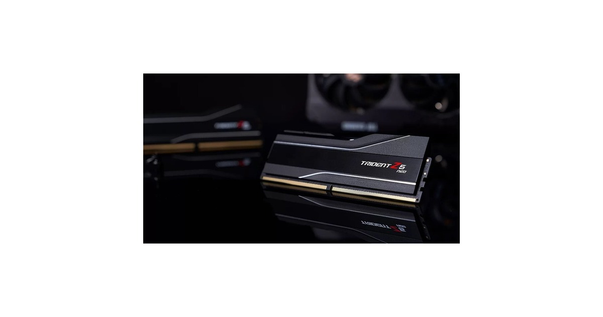 G.Skill DIMM 64 GB DDR5-6000 (2x 32 GB) Dual-Kit, Arbeitsspeicher(schwarz, F5-6000J3238G32GX2-TZ5N, Trident Z5 NEO, AMD EXPO)