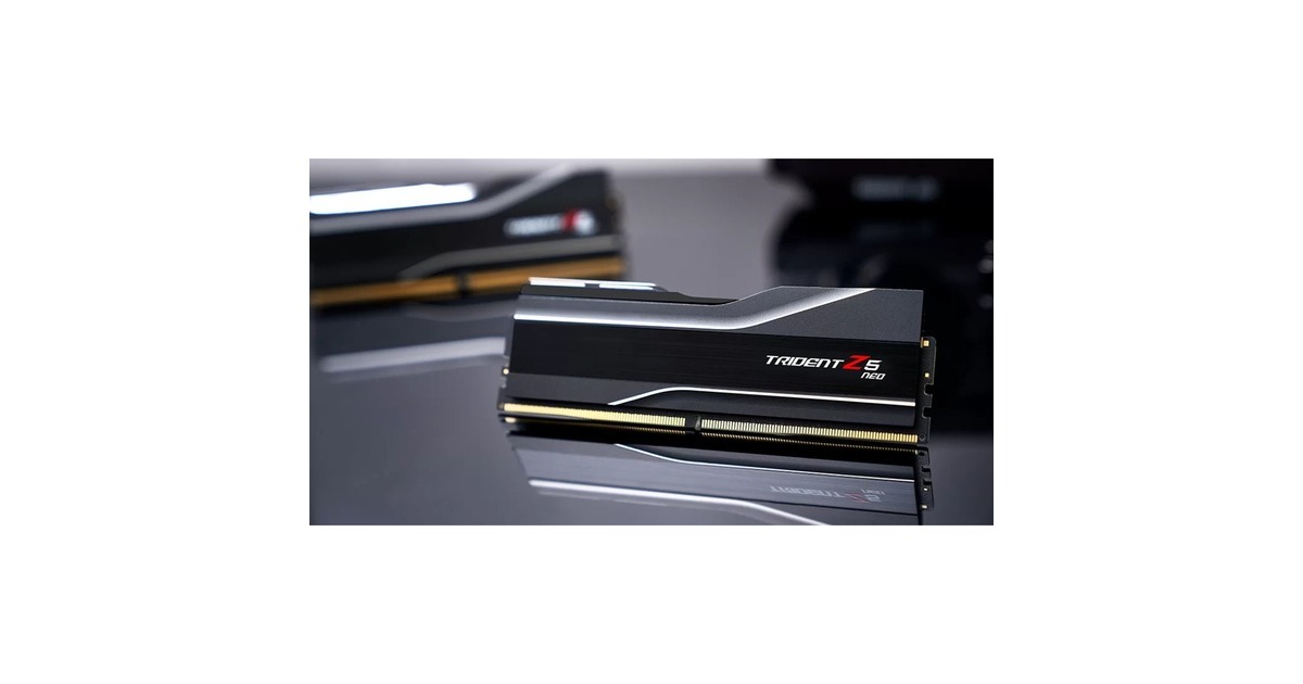 G.Skill DIMM 64 GB DDR5-6000 (2x 32 GB) Dual-Kit, Arbeitsspeicher(schwarz, F5-6000J3238G32GX2-TZ5N, Trident Z5 NEO, AMD EXPO)