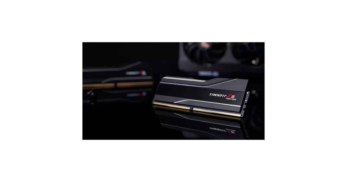 G.Skill DIMM 64 GB DDR5-6000 (2x 32 GB) Dual-Kit, Arbeitsspeicher(schwarz, F5-6000J3238G32GX2-TZ5NR, Trident Z NEO RGB, AMD EXPO)