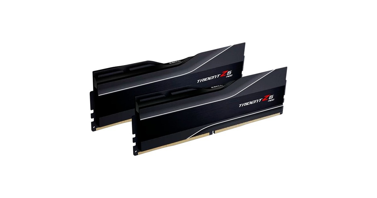 G.Skill DIMM 64 GB DDR5-6000 (2x 32 GB) Dual-Kit, Arbeitsspeicher(schwarz, F5-6000J3040G32GX2-TZ5N, Trident Z NEO, AMD EXPO)
