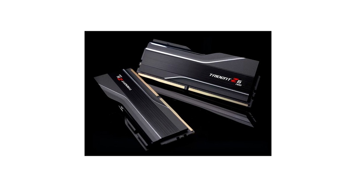 G.Skill DIMM 64 GB DDR5-6000 (2x 32 GB) Dual-Kit, Arbeitsspeicher(schwarz, F5-6000J3040G32GX2-TZ5N, Trident Z NEO, AMD EXPO)