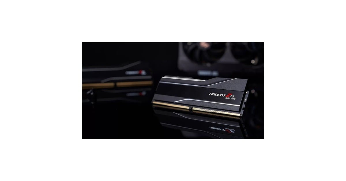 G.Skill DIMM 64 GB DDR5-6000 (2x 32 GB) Dual-Kit, Arbeitsspeicher(schwarz, F5-6000J3040G32GX2-TZ5NR, Trident Z NEO RGB, AMD EXPO)