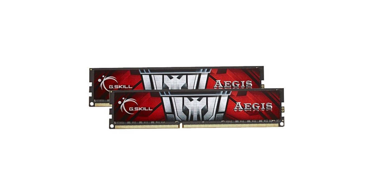G.Skill DIMM 8 GB DDR3-1600 (2x 4 GB) Dual-Kit, Arbeitsspeicher(F3-1600C11D-8GIS, AEGIS) G.Skill DIMM 8 GB DDR3-1600 (2x 4 GB) Dual-Kit, Arbeitsspeicher(F3-1600C11D-8GIS, AEGIS)
