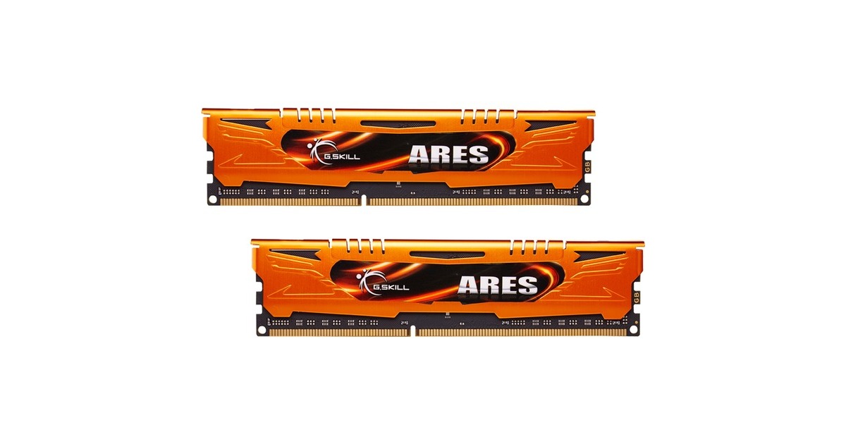 G.Skill DIMM 8 GB DDR3-1600 (2x 4 GB) Dual-Kit, Arbeitsspeicher(F3-1600C9D-8GAO, Ares, INTEL XMP, Lite Retail)