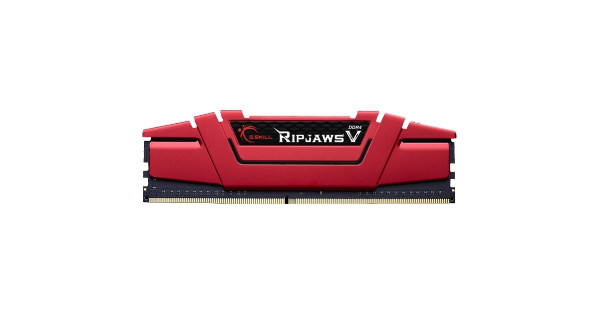 G.Skill DIMM 8 GB DDR4-2133 (2x 4 GB) Dual-Kit, Arbeitsspeicher(F4-2133C15D-8GVR, Ripjaws V, INTEL XMP)