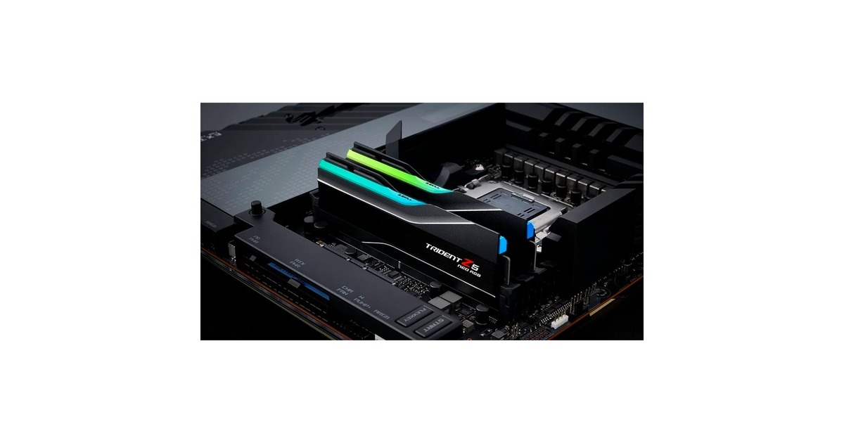 G.Skill DIMM 96 GB DDR5-5600 (2x 48 GB) Dual-Kit, Arbeitsspeicher(schwarz, F5-5600J4040D48GX2-TZ5NR, Trident Z5 NEO RGB, AMD EXPO)
