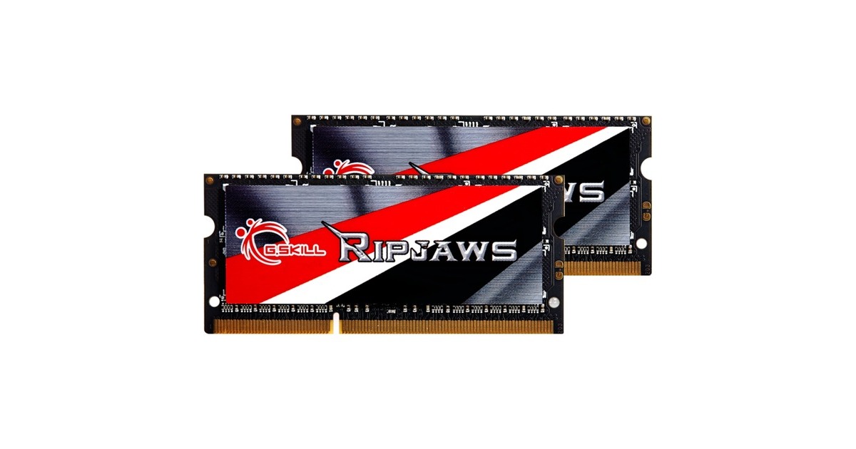 G.Skill SO-DIMM 16 GB DDR3-1600 (2x 8 GB) Dual-Kit, Arbeitsspeicher(F3-1600C11D-16GRSL, Ripjaws)