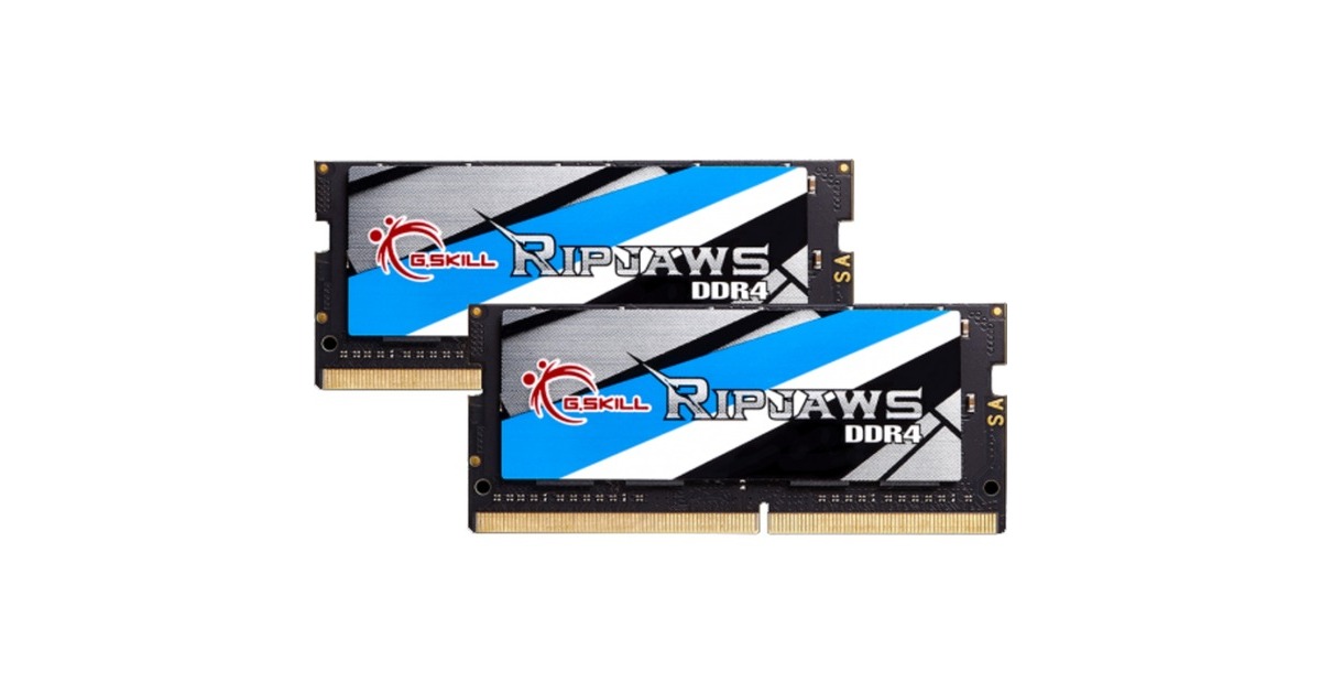 G.Skill SO-DIMM 32 GB DDR4-2133 (2x 16 GB) Dual-Kit, Arbeitsspeicher(F4-2133C15D-32GRS, Ripjaws)