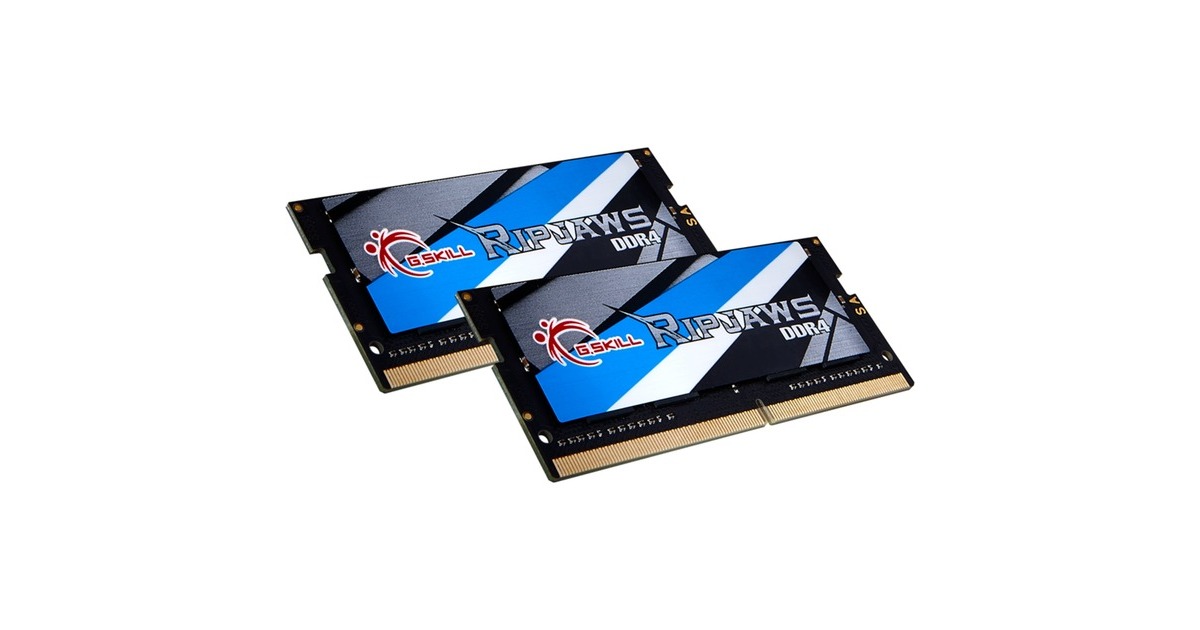 G.Skill SO-DIMM 32 GB DDR4-2400 (2x 16 GB) Dual-Kit, Arbeitsspeicher(F4-2400C16D-32GRS, Ripjaws)