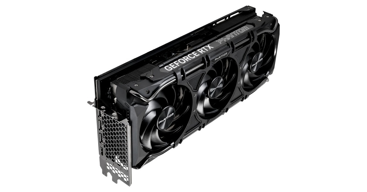 Gainward GeForce RTX 4090 Phantom GS, Grafikkarte(schwarz, DLSS 3, 3x DisplayPort, 1x HDMI 2.1)