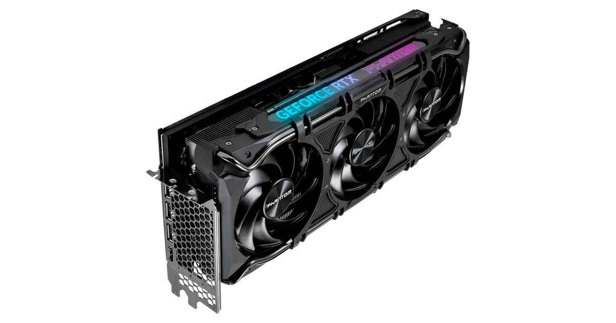 Gainward GeForce RTX 4090 Phantom GS, Grafikkarte(schwarz, DLSS 3, 3x DisplayPort, 1x HDMI 2.1)