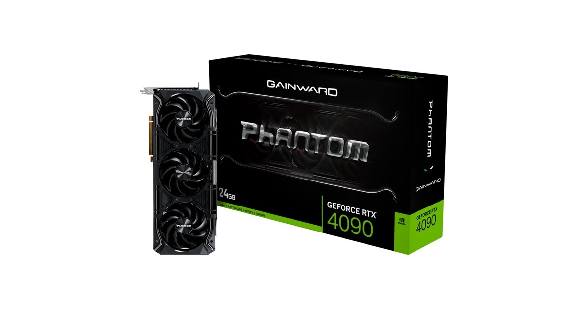 Gainward GeForce RTX 4090 Phantom, Grafikkarte(DLSS 3, 3x DisplayPort, 1x HDMI 2.1)