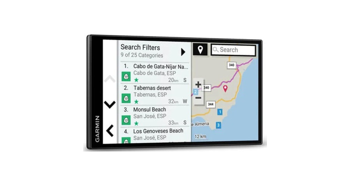 Garmin CamperVan, Navigationssystem