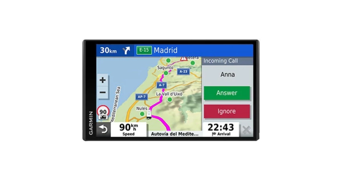 Garmin Camper 1090, Navigationssystem(Karten: Europa)