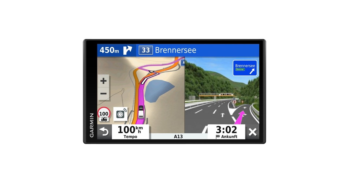 Garmin Camper 780, Navigationssystem(Karten: Europa)