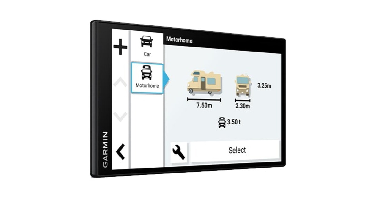 Garmin Camper 795, Navigationssystem(Karten: Europa)