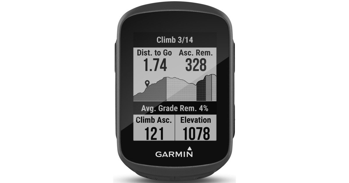 Garmin Edge 130 Plus Mountainbike-Bundle, Fahrradcomputer(schwarz, inkl. Geschwindigkeitssensor, Edge-Fernbedienung)