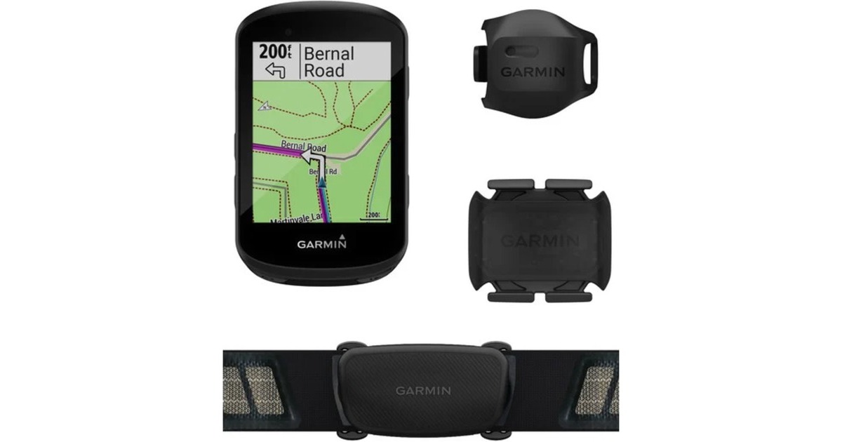 Garmin Edge 530 Sensor-Bundle, Fahrradcomputer(schwarz, inkl. Geschwindigkeitssensor, Trittfrequenzsensor, Herzfrequenzsensor)