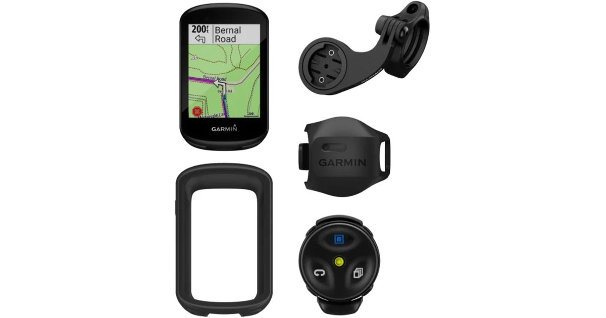 Garmin Edge 830 Mountainbike-Bundle, Fahrradcomputer(schwarz, inkl. Geschwindigkeitssensor 2, Edge-Fernbedienung)