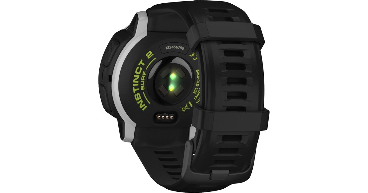 Garmin Instinct 2 Solar Surf Edition, Smartwatch(schwarz/hellgrau)