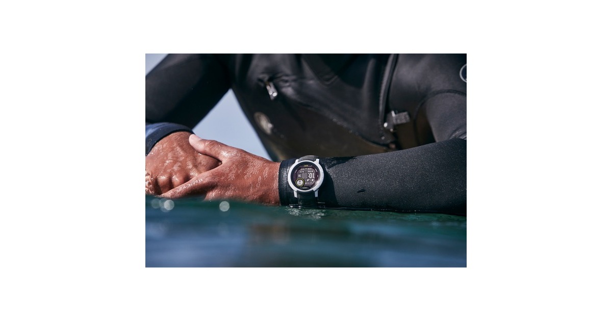 Garmin Instinct 2 Solar Surf Edition, Smartwatch(schwarz/hellgrau)
