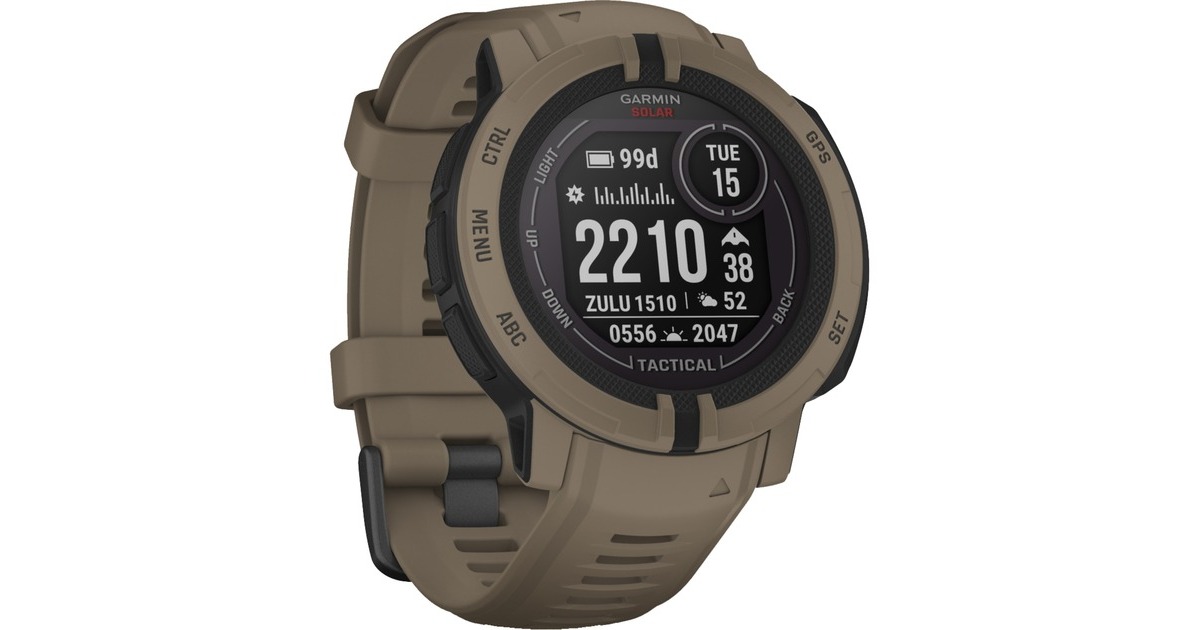 Garmin Instinct 2 Solar Tactical Edition, Smartwatch(olivgrün)