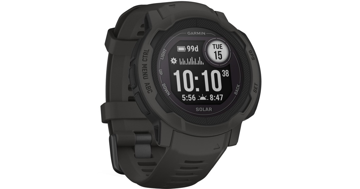Garmin Instinct 2 Solar, Smartwatch(dunkelgrau)