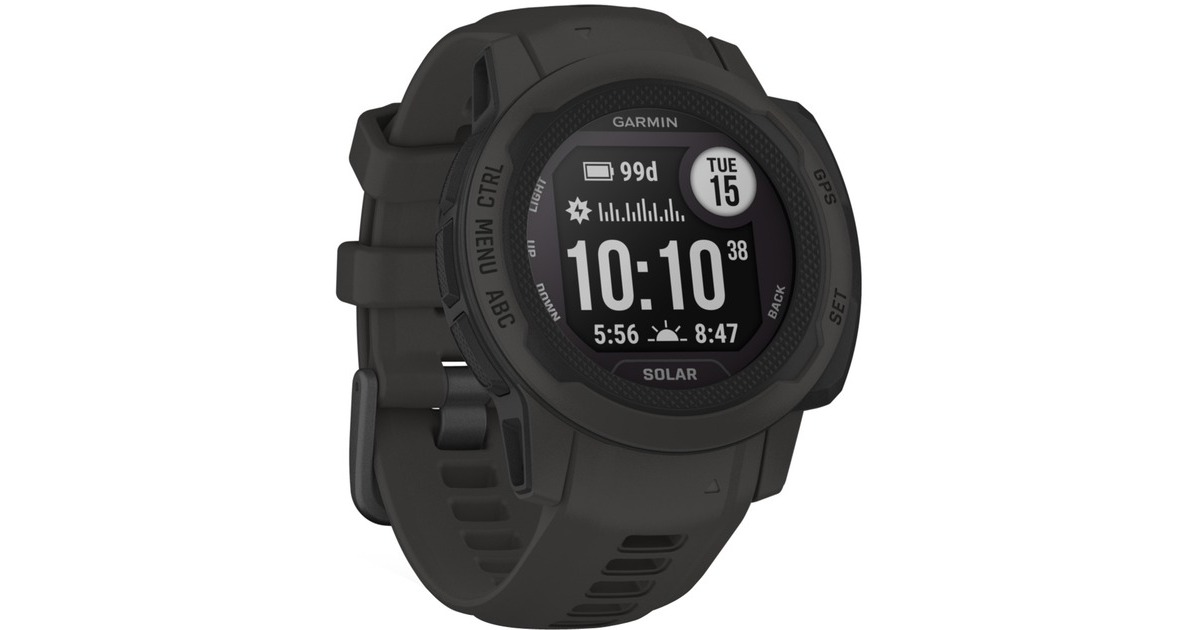 Garmin Instinct 2s Solar, Smartwatch(dunkelgrau)