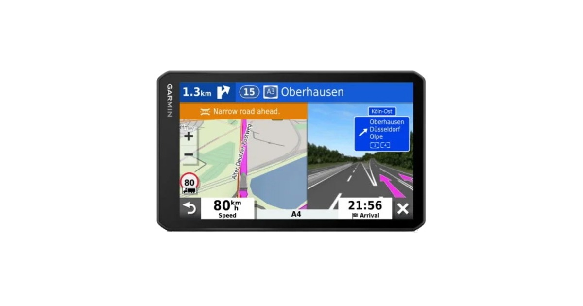 Garmin dezl LGV700, Navigationssystem