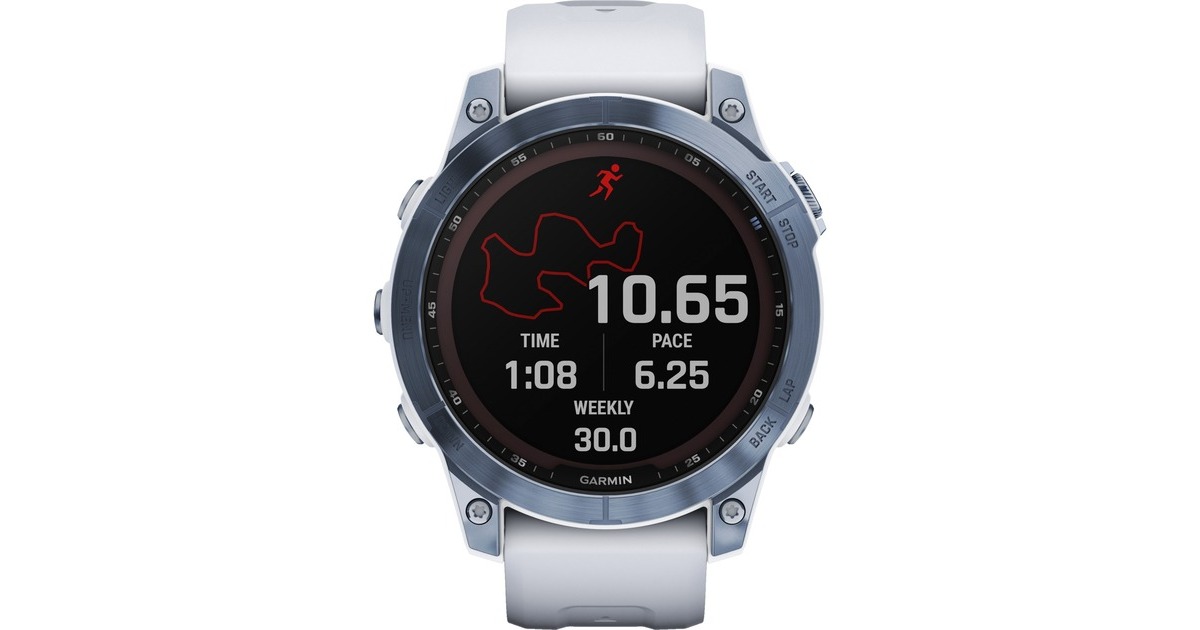 Garmin fenix 7, Smartwatch(blaugrau/weiß, Sapphire Solar) Garmin fenix 7, Smartwatch(blaugrau/weiß, Sapphire Solar)