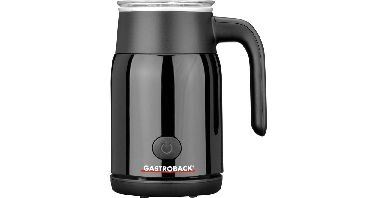 Gastroback Latte Magic 42326, Milchaufschäumer(schwarz/silber)