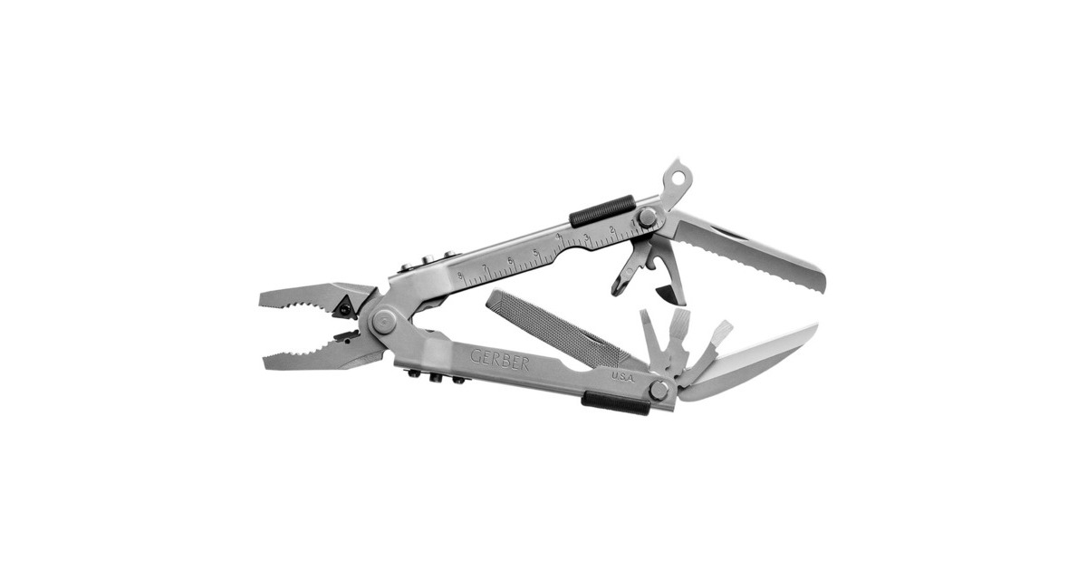Gerber Multitool Multi-Plier 600 Basic, Kombizange(edelstahl, 14 Tools)